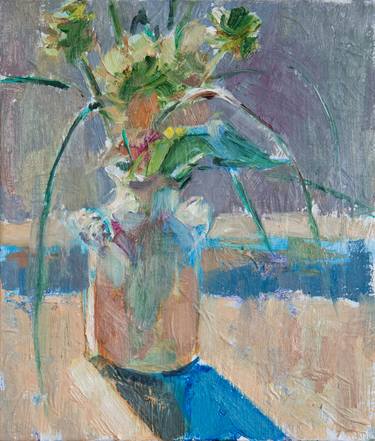 Print of Impressionism Floral Paintings by Elena Morozova