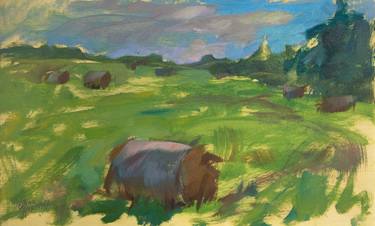 Print of Impressionism Landscape Paintings by Elena Morozova