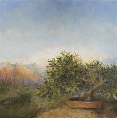 Original Impressionism Landscape Painting by Rebecca Reyes