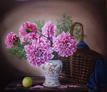 Still life with dahlias thumb