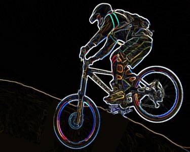 Print of Abstract Expressionism Bike Photography by Mark Swiecki
