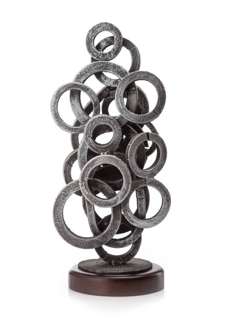 Metal abstract sculpture Unity - Print