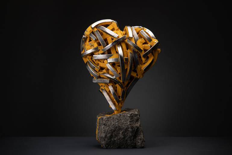 Iron Sculpture Heart - Print