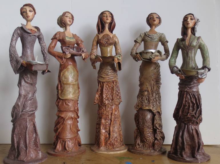 Original Women Sculpture by Tamara Ucolov