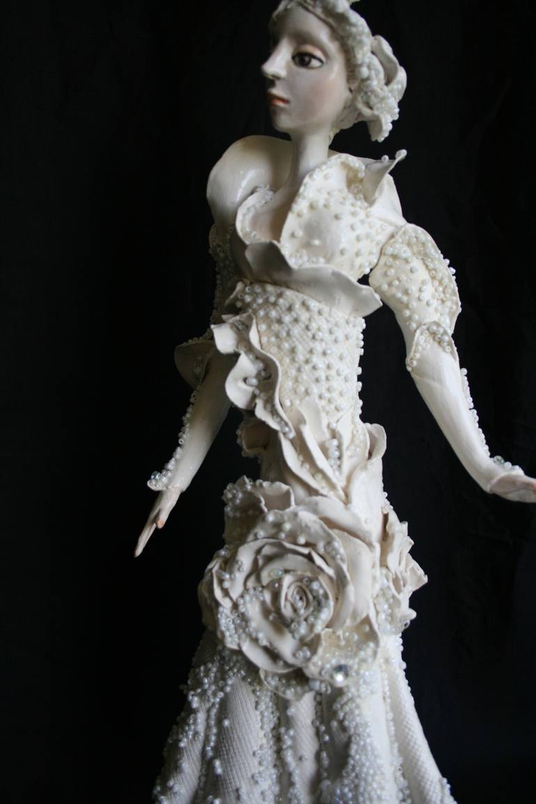 Original Art Deco Fashion Sculpture by Tamara Ucolov