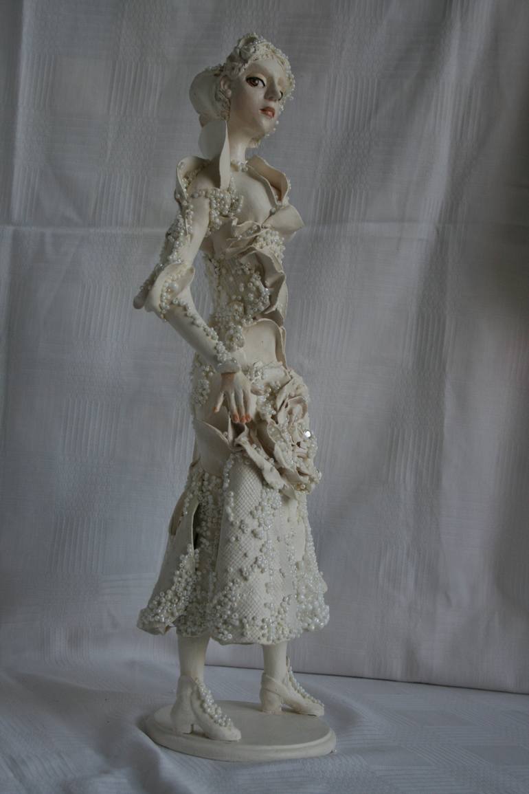 Original Art Deco Fashion Sculpture by Tamara Ucolov