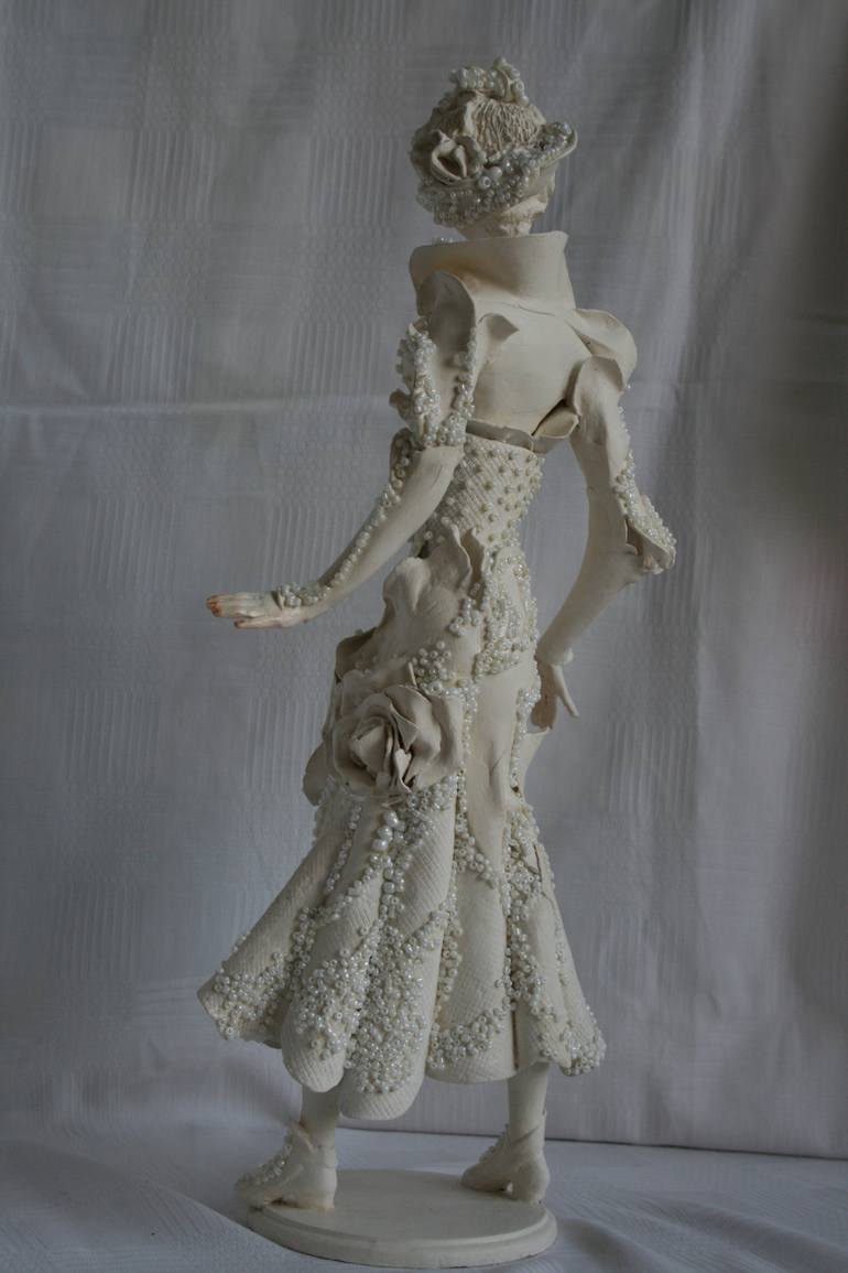 Original Art Deco Fashion Sculpture by Tamara Ucolov