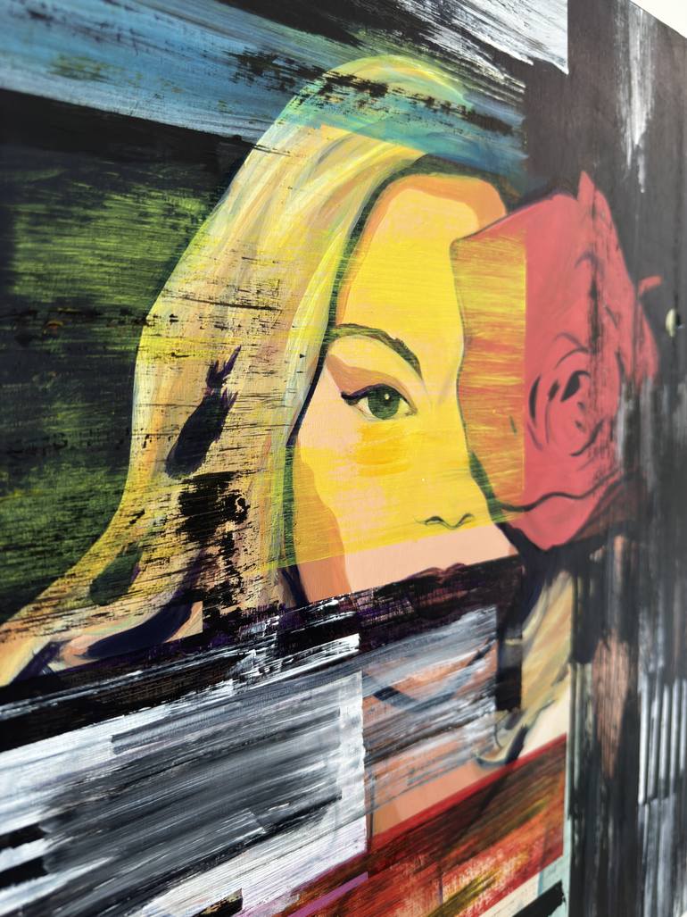 Original Pop Art Women Painting by Natalie Maxted