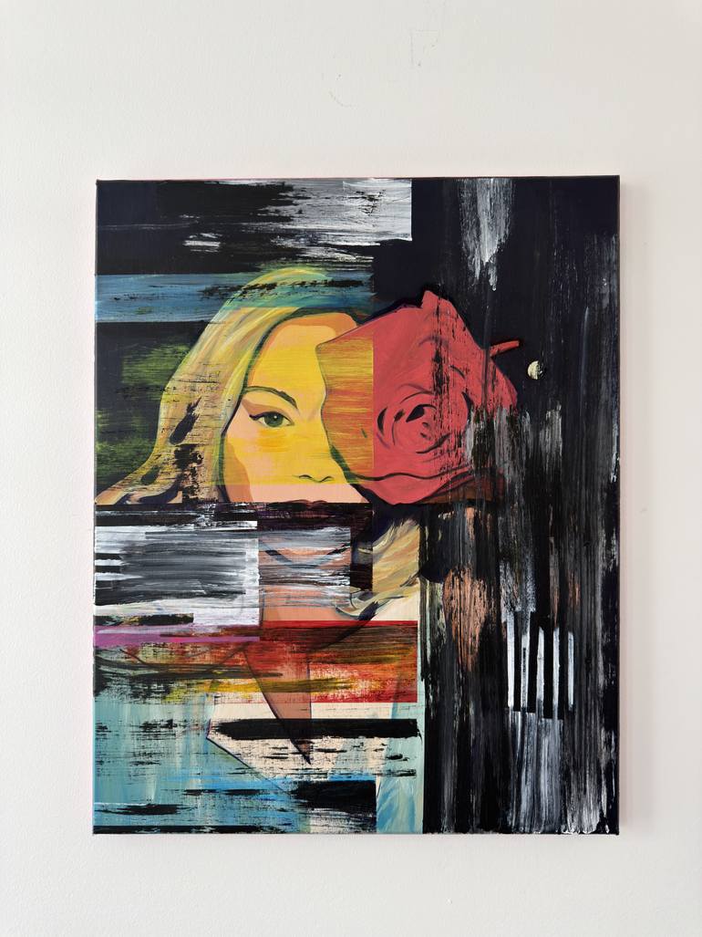 Original Pop Art Women Painting by Natalie Maxted