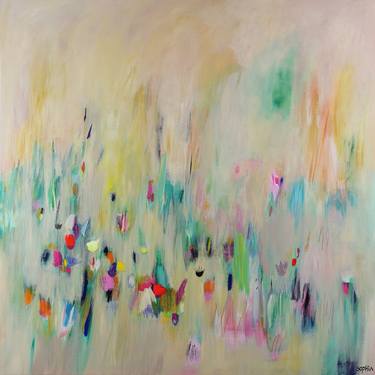 Original Abstract Landscape Paintings by Sophia Heeres