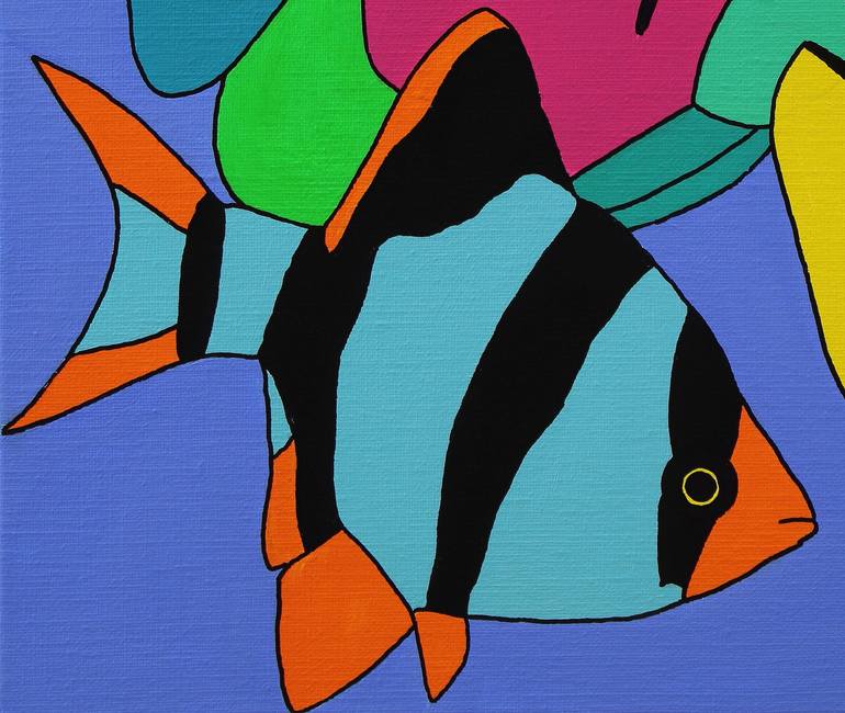 Original Fish Painting by Sophia Heeres