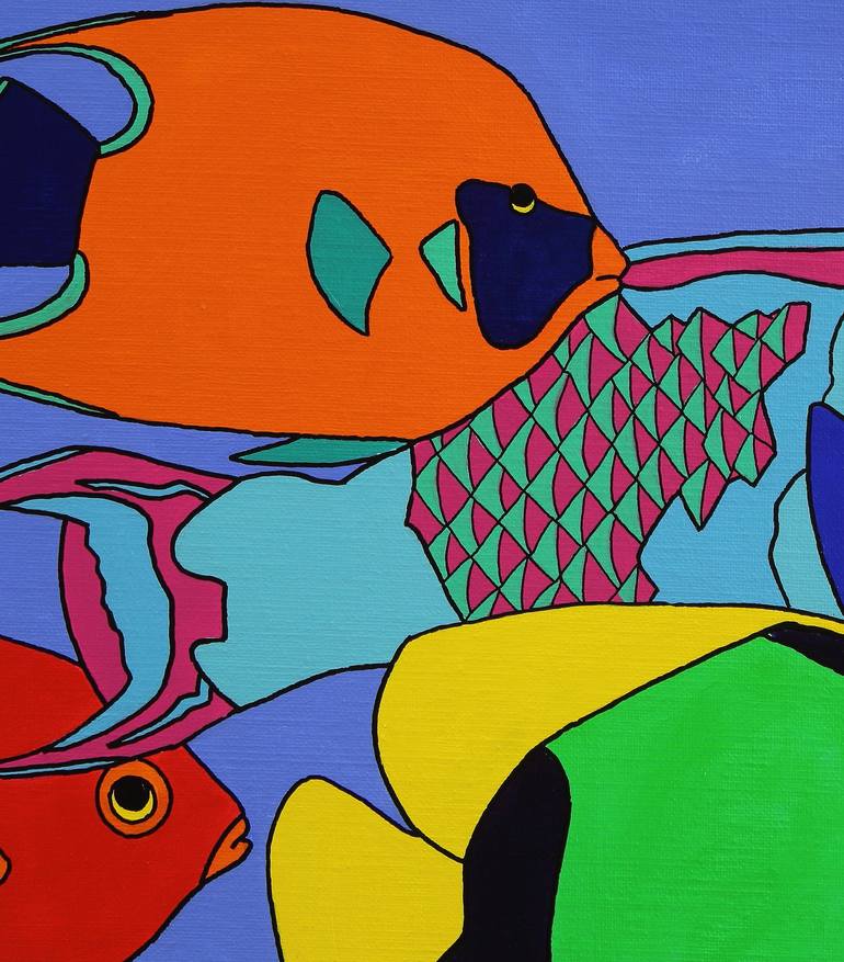 Original Fish Painting by Sophia Heeres