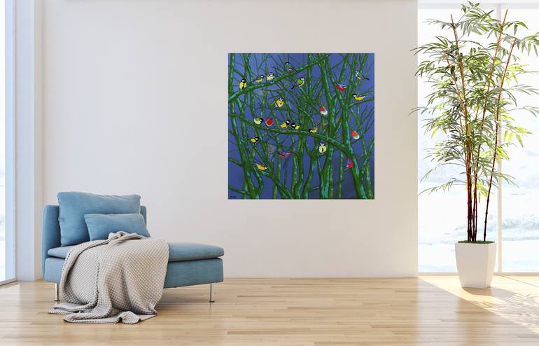 Original Abstract Nature Painting by Sophia Heeres