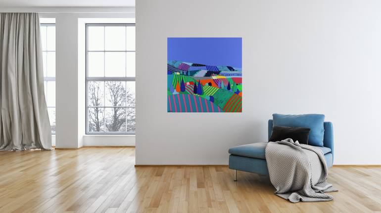 Original Abstract Landscape Painting by Sophia Heeres