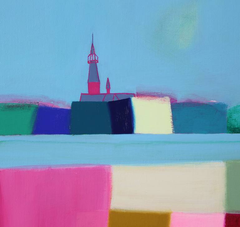 Original Abstract Landscape Painting by Sophia Heeres