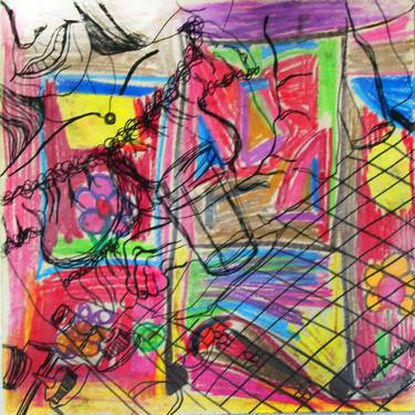Print of Abstract People Drawings by Elissa Joy
