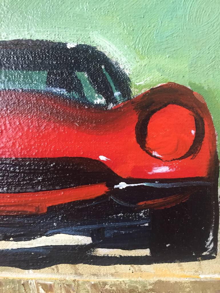 Original Automobile Painting by Liudmila Kilic