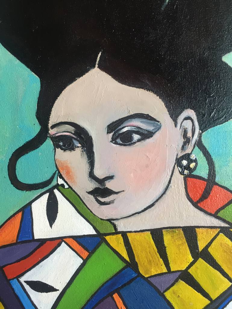 Original Women Painting by Liudmila Kilic