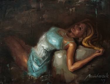 Original Women Paintings by Peter Mnahoncak