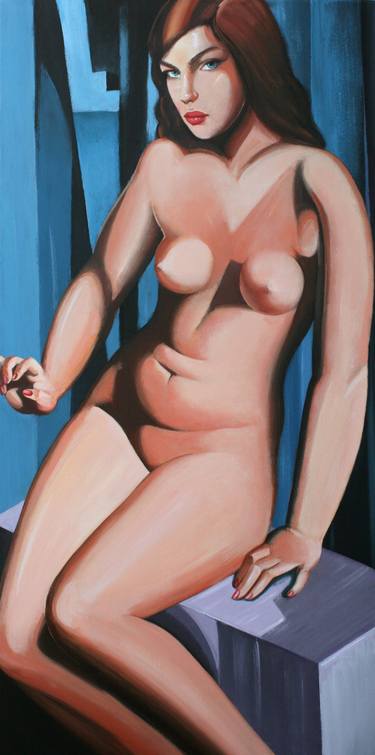 Original Figurative Nude Paintings by Mirjana Martinovic