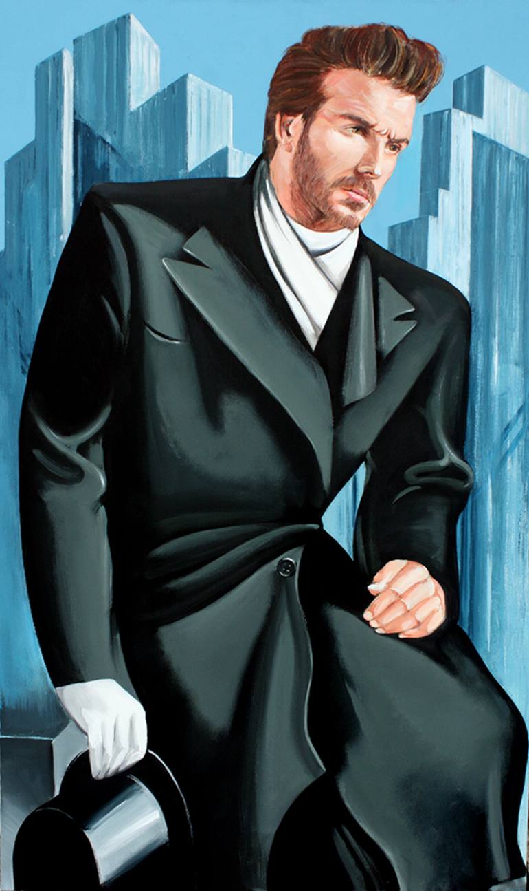 Original Figurative People Painting by Mirjana Martinovic