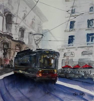 Print of Expressionism Cities Paintings by Colin Trebble