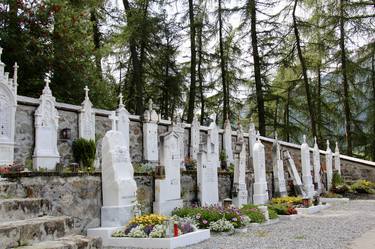 Cemetery at Lake Reschen, South Tyrol Italy - Limited Edition of 25 thumb