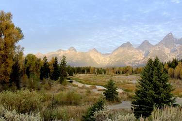 Sunrise on Mountain, Jackson Hole Wyoming - Limited Edition of 25 thumb