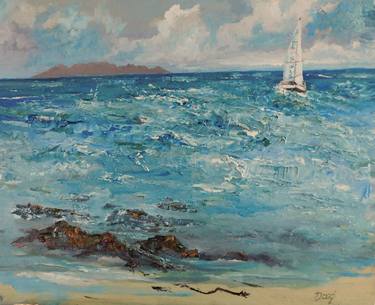 Original Impressionism Water Painting by Doug Phillips