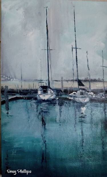 Original Photorealism Boat Paintings by Doug Phillips
