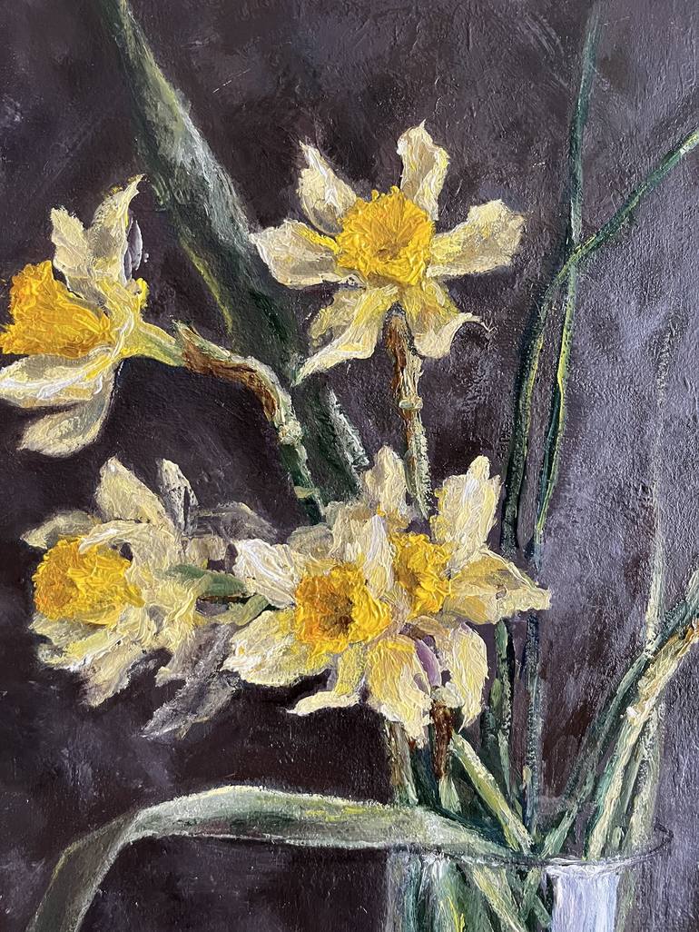 Original Impressionism Botanic Painting by Elena Khokhryakova