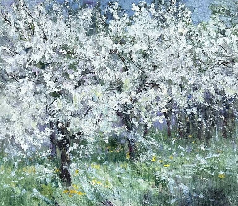 Print of Art Deco Garden Painting by Elena Khokhryakova