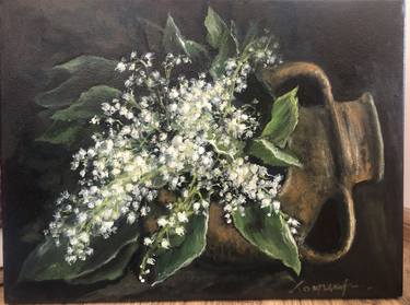 Original Impressionism Floral Paintings by Elena Khokhryakova