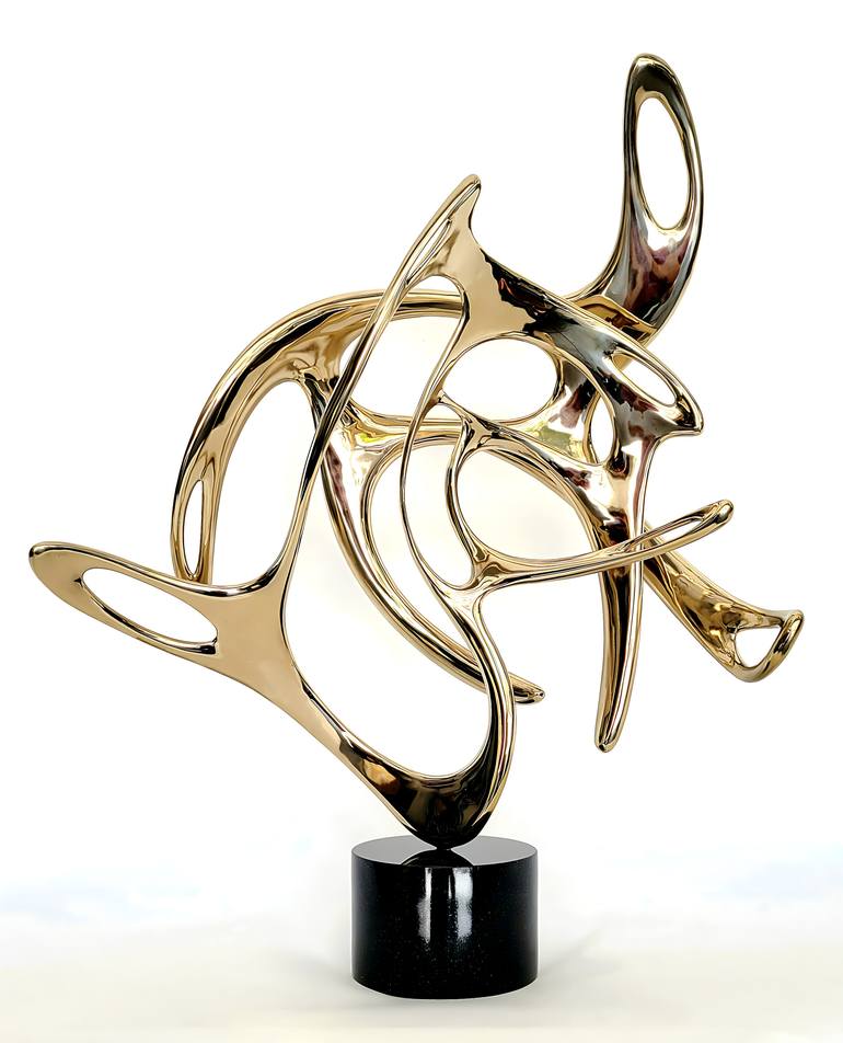 Original Abstract Expressionism Abstract Sculpture by Michael Sean Stolworthy