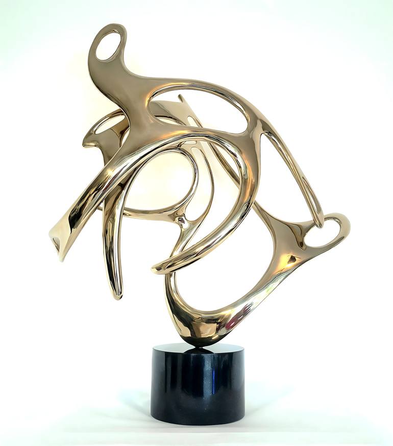 Original Abstract Expressionism Abstract Sculpture by Michael Sean Stolworthy