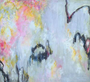 Original Abstract Expressionism Abstract Paintings by Marcela Levinska Borecka - Marilion