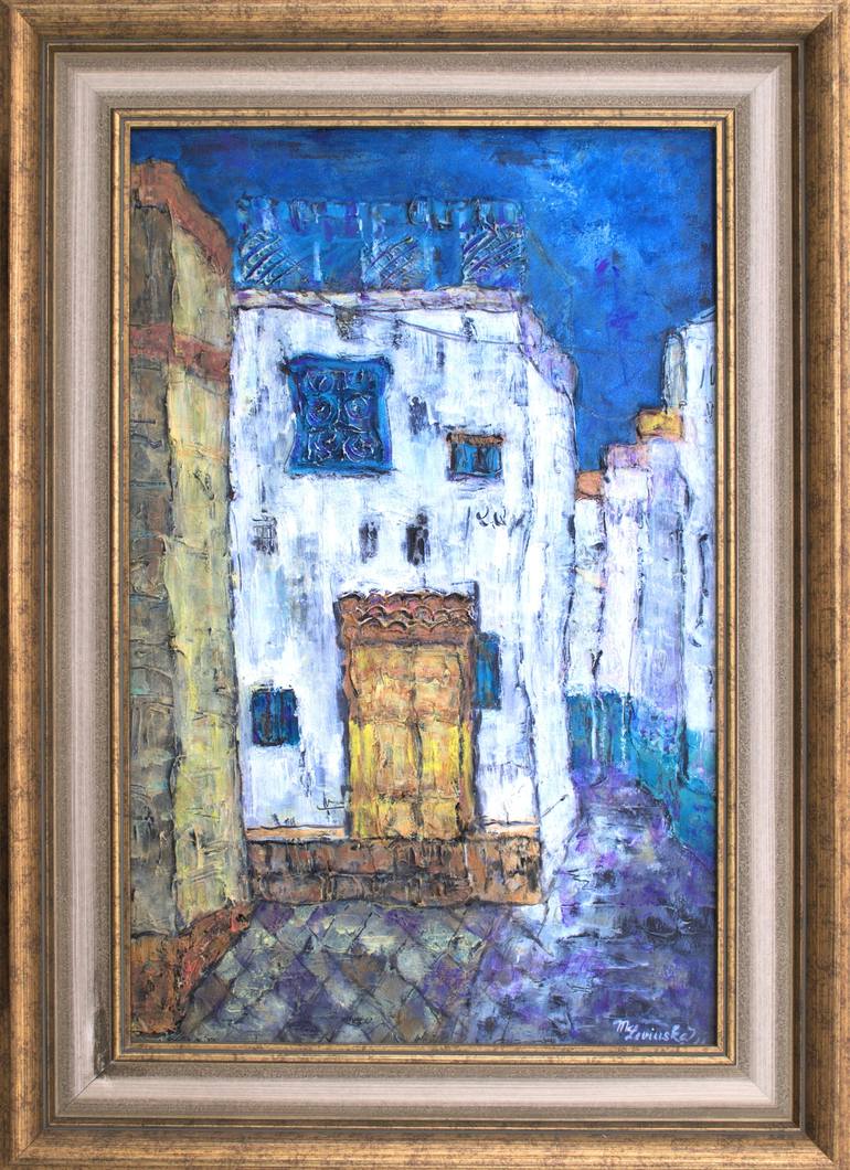 Original Impressionism Cities Painting by Marcela Levinska Borecka - Marilion