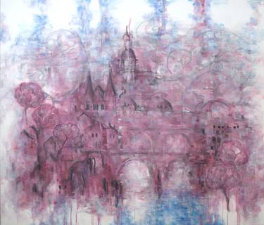 Original Impressionism Architecture Paintings by Marcela Levinska Borecka - Marilion