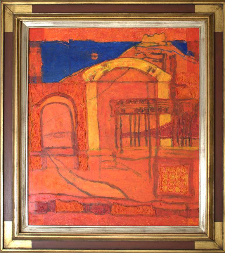 Original Abstract Expressionism Abstract Painting by Marcela Levinska Borecka - Marilion