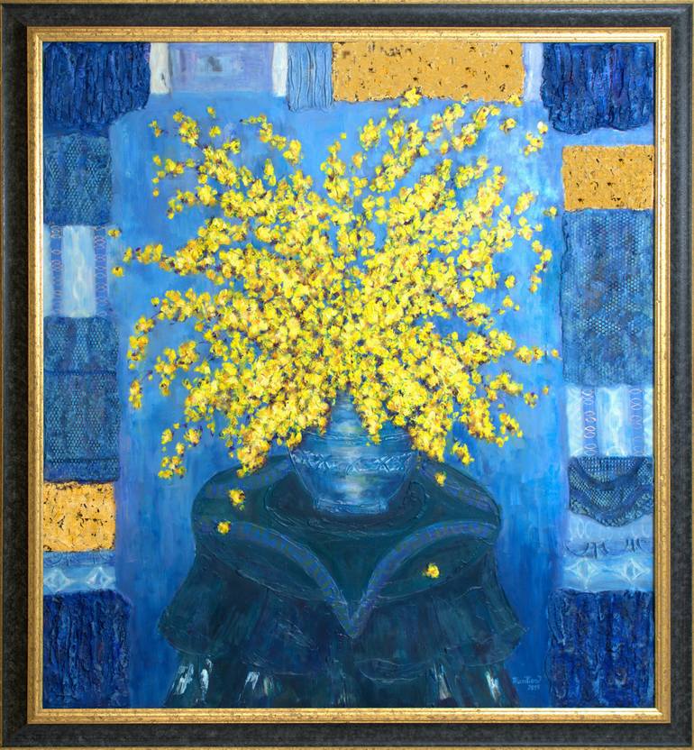 Original Impressionism Still Life Painting by Marcela Levinska Borecka - Marilion