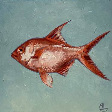 Original Fine Art Fish Paintings by Alice Lysykh