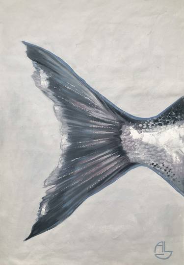 Original Fine Art Fish Painting by Alice Lysykh