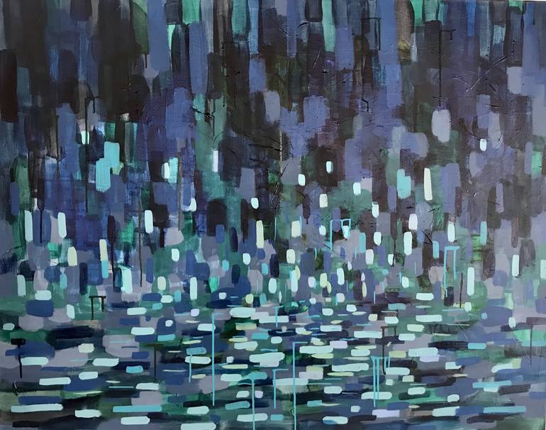 Rain On Me Painting By Liz Keblaitis 