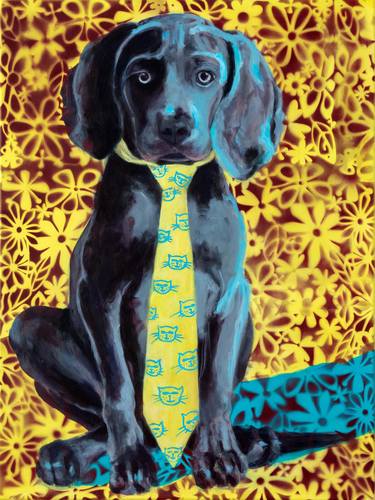 Print of Dogs Paintings by Susana Infurna Buscarino