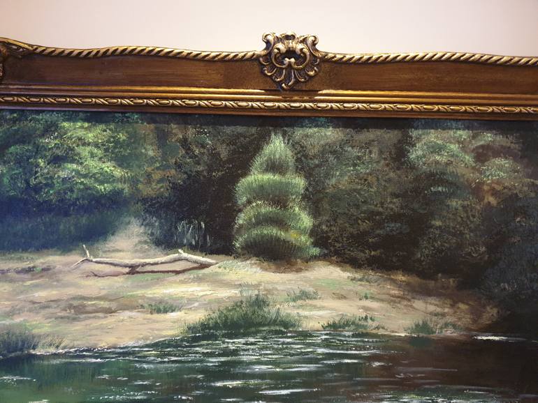 Original Realism Landscape Painting by Doctor Osama Shaeer