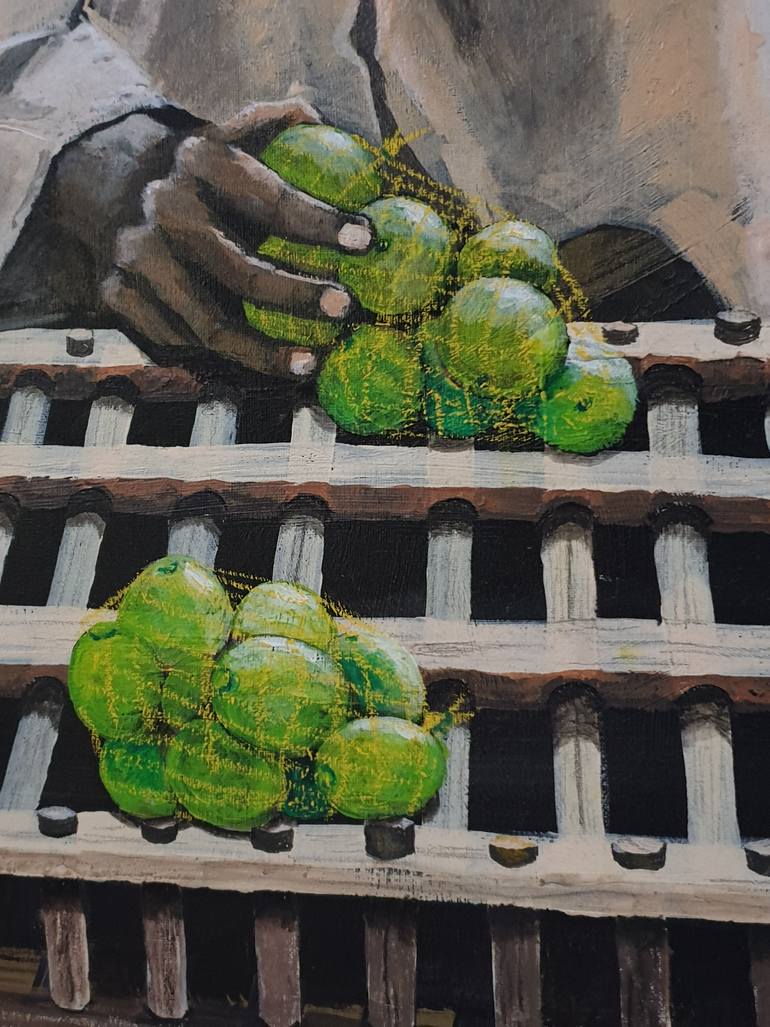 Original Realism People Painting by Doctor Osama Shaeer
