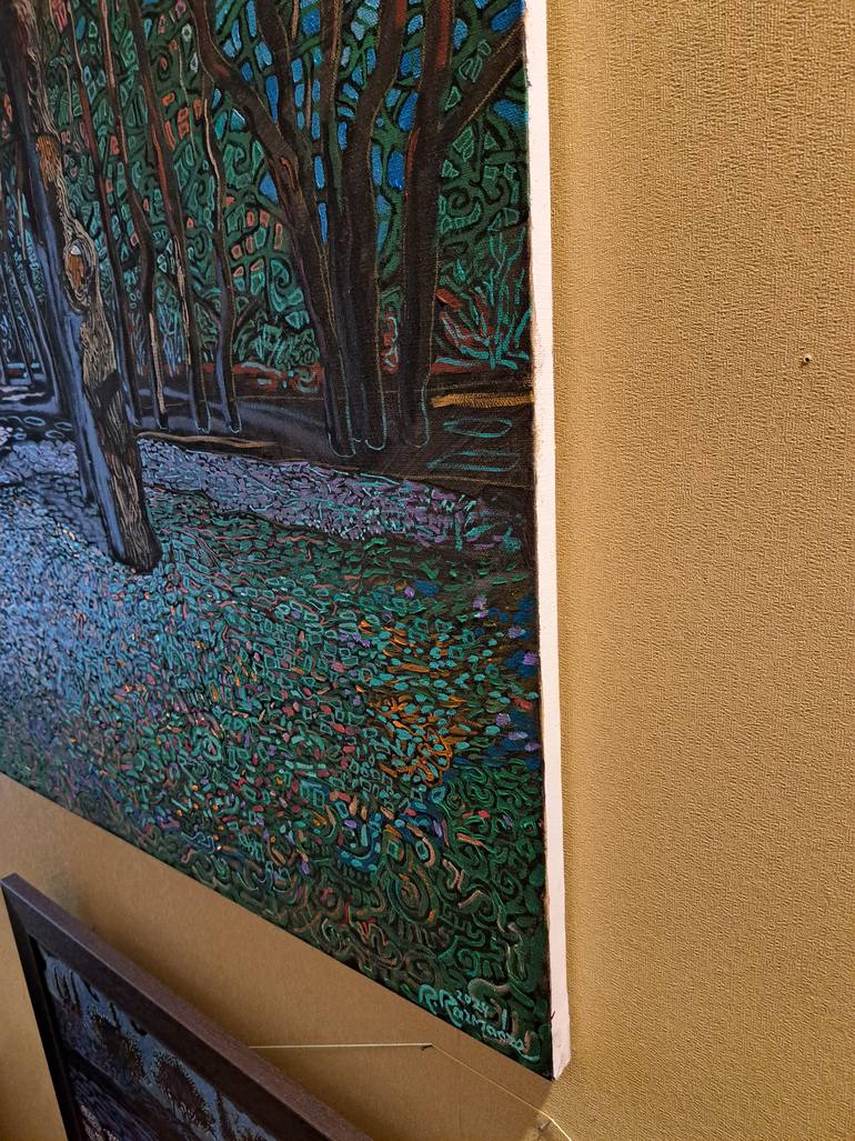 Original Impressionism Landscape Painting by Ramaz Razmadze