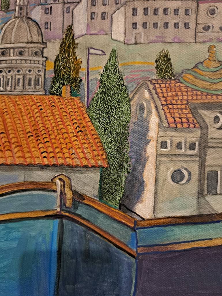 Original Contemporary Landscape Painting by Ramaz Razmadze