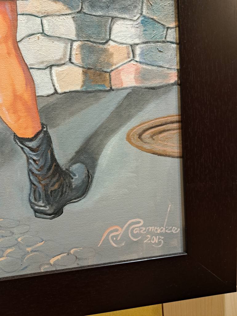 Original Figurative People Painting by Ramaz Razmadze