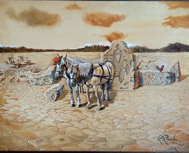 Original Horse Paintings by Ramaz Razmadze